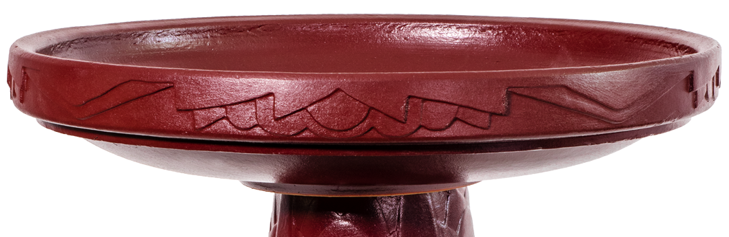 Art Deco Birdbath Top - Copper Float (Second)