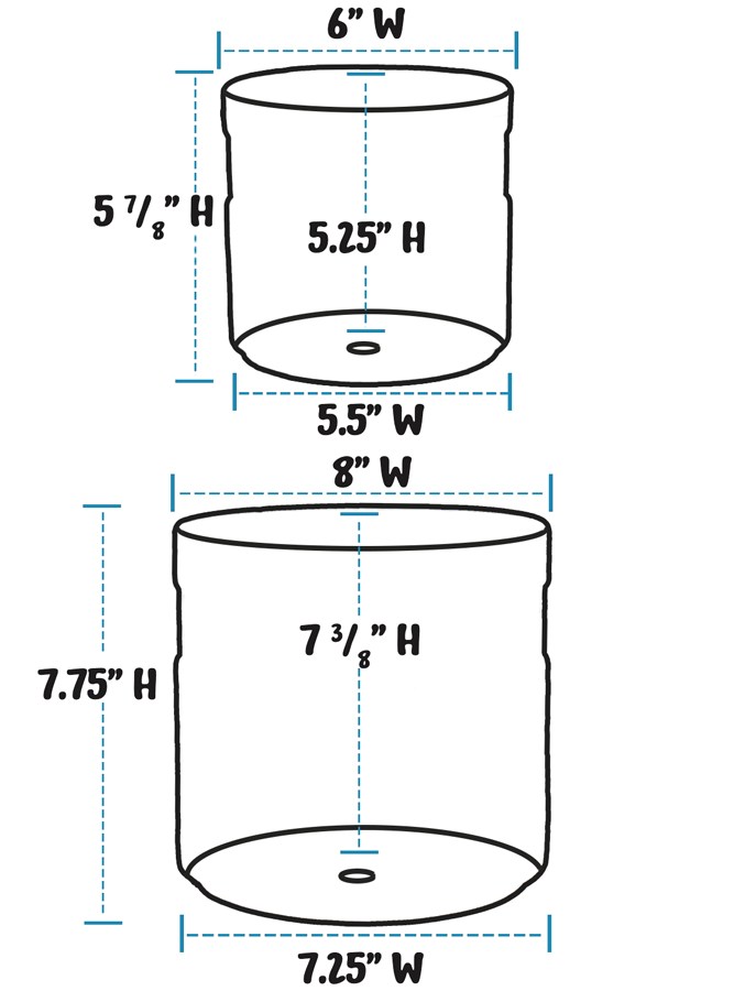 Banded Cylinder - Abalone