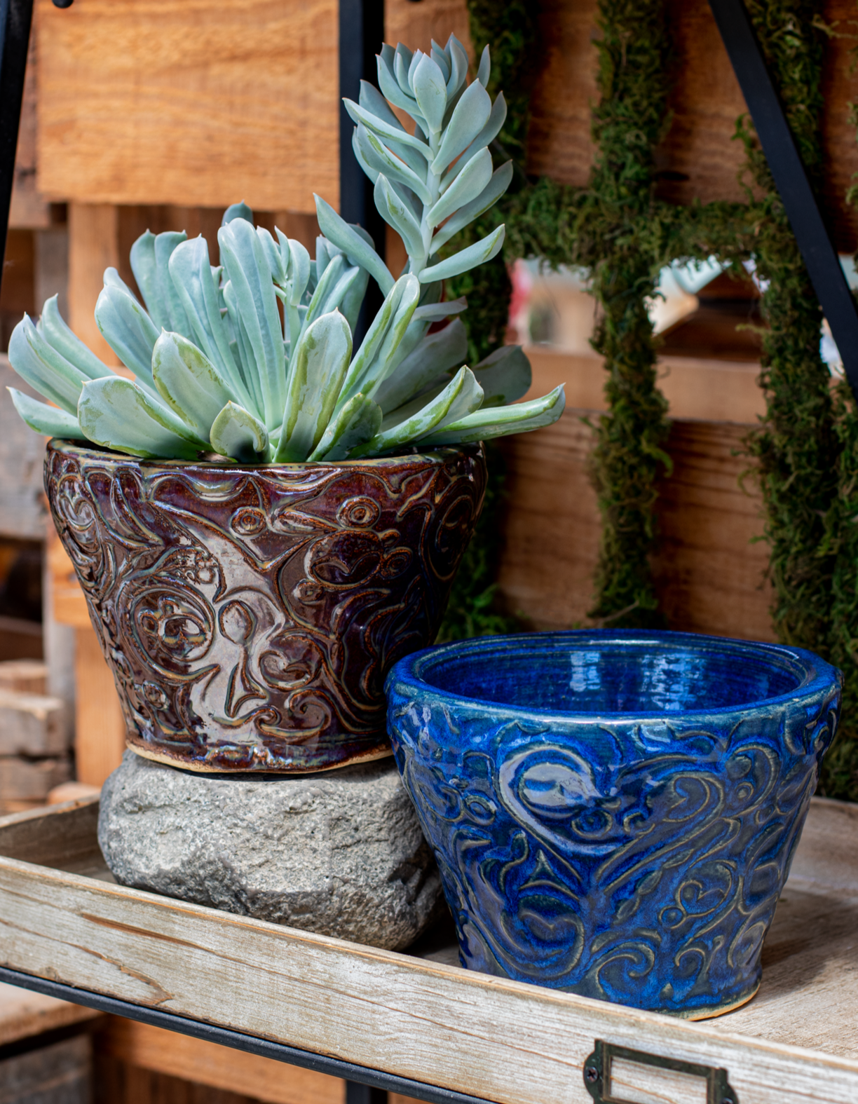 ceramic planter pots indoor Lucy Planter