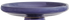 Purple ceramic bird bath on a white background