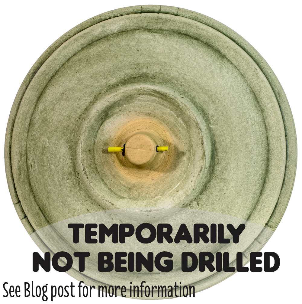 HandAged w/Glazed Interior Top - Aged Moss