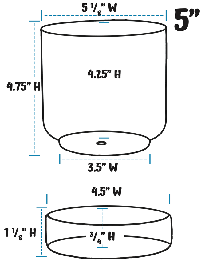 Tavern Planter Cup w/Saucer