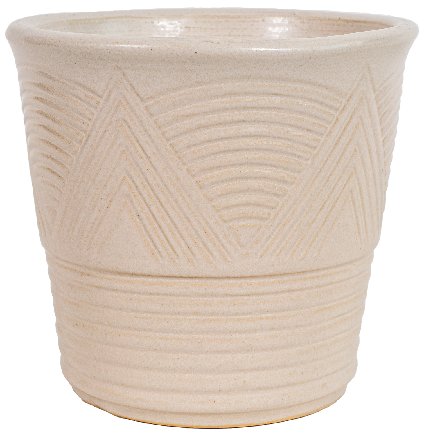 large white ceramic indoor planter Adobe Planter