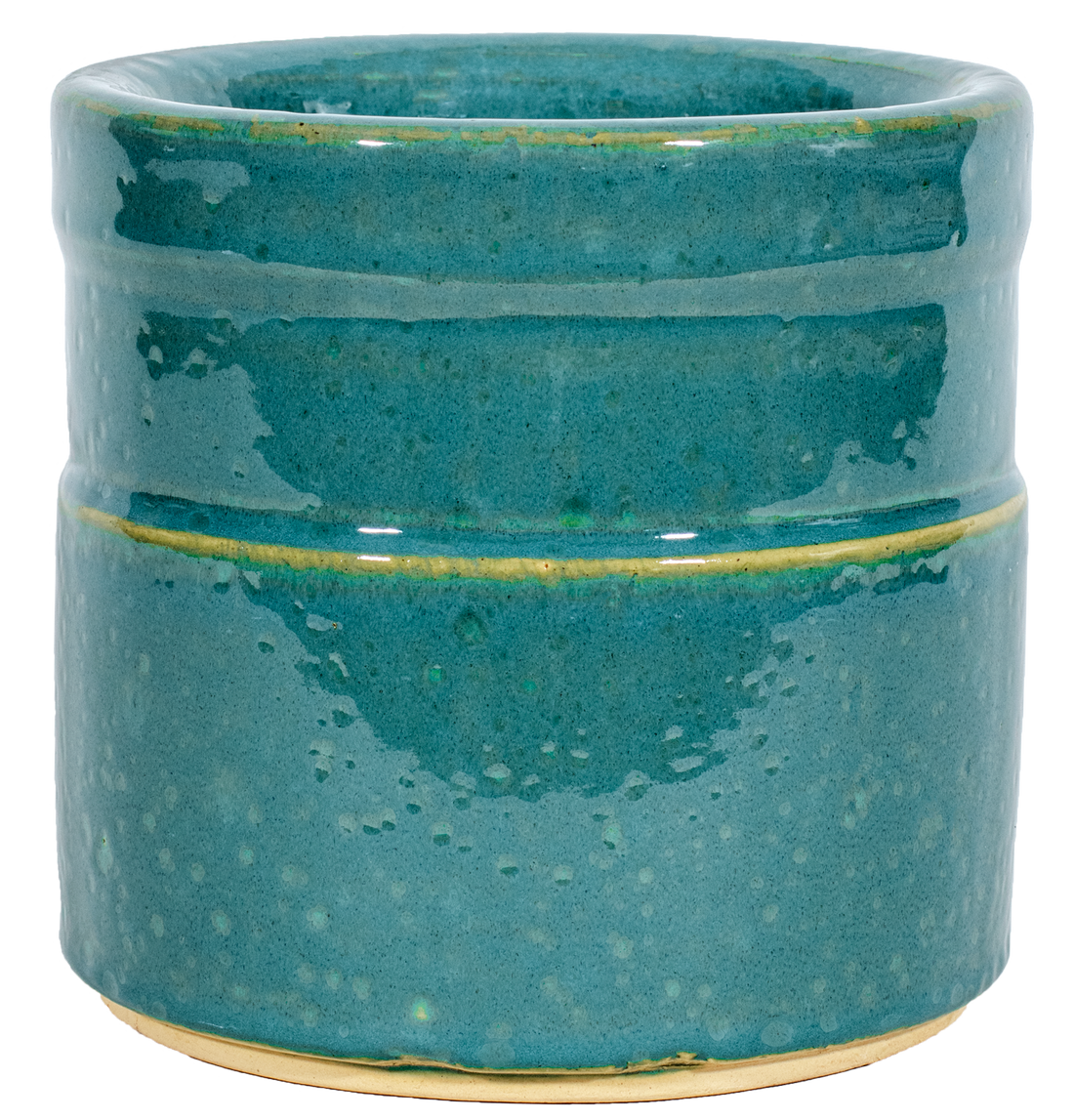 Banded Cylinder - Mosaic Turquoise