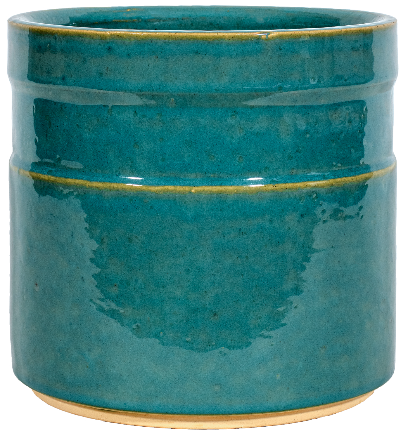 Banded Cylinder - Mosaic Turquoise