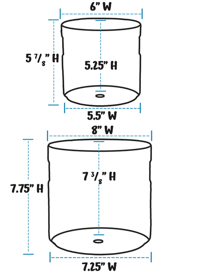 Banded Cylinder - Abalone