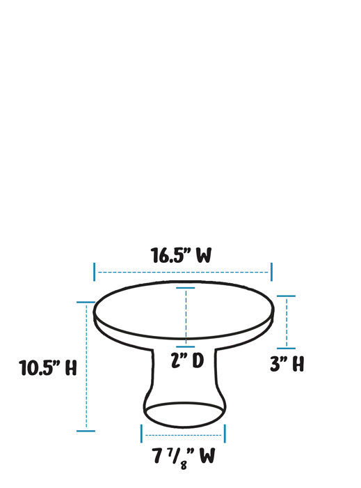 Blossom Birdbath Set - Abalone