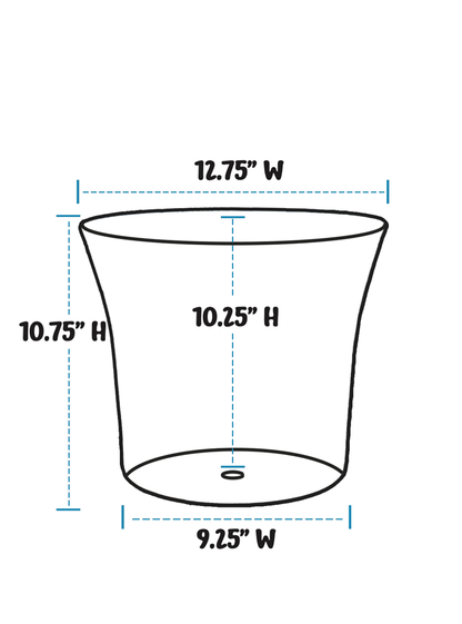 Flared Planter - Golden Umber