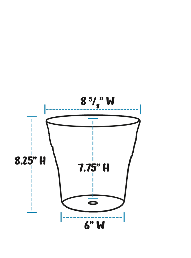 Handpainted Holiday Planter - Aged