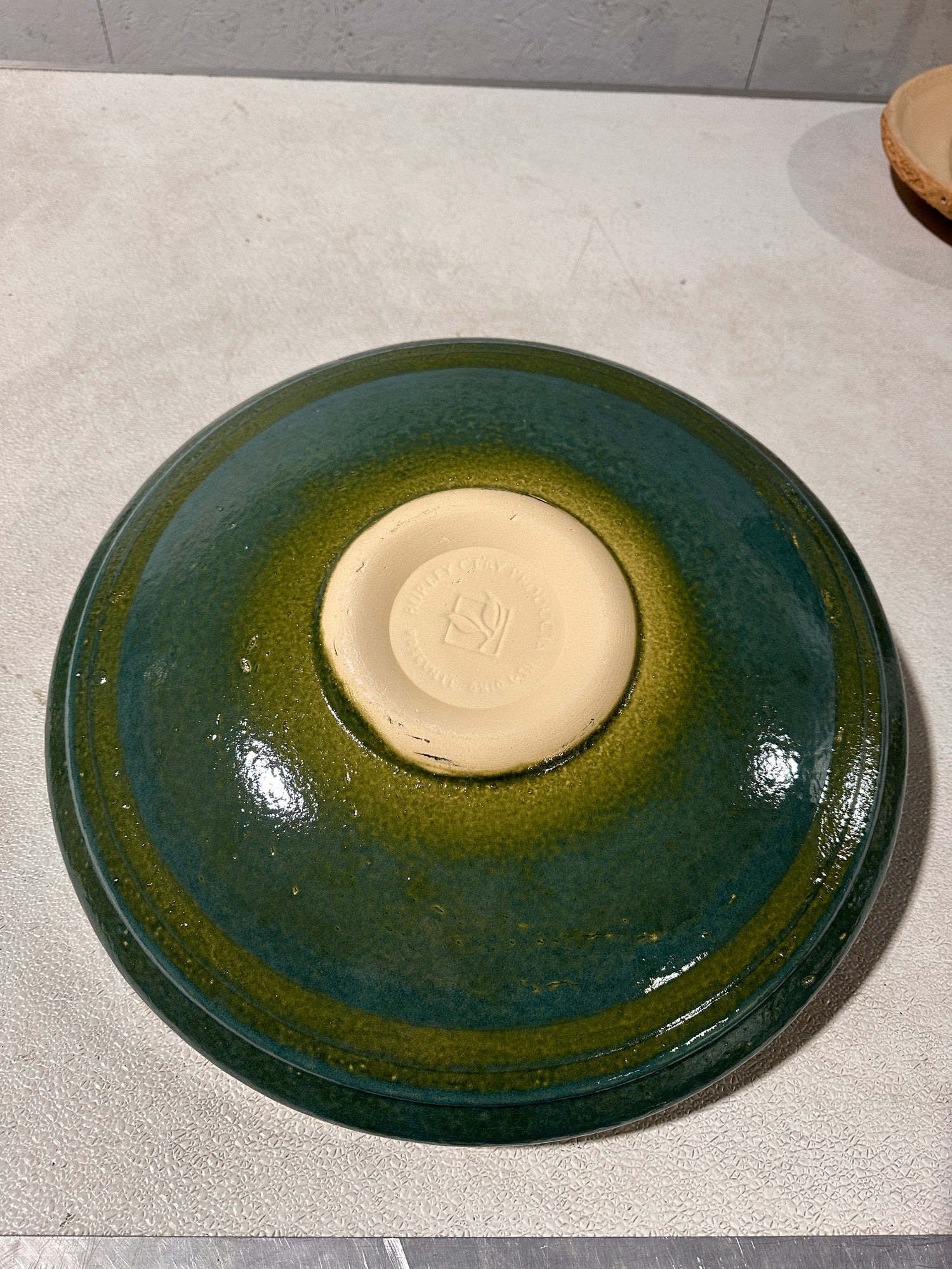 Tree of Life Birdbath Top - Mosaic Turquoise (Second)