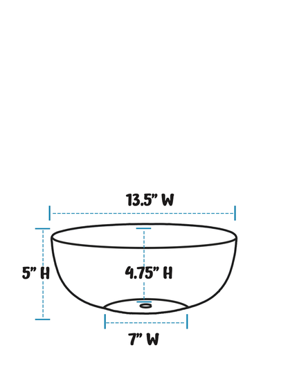 Low Container - Cobalt Blue