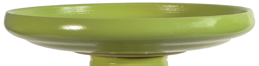 Muskingum Birdbath Top - Lime Green