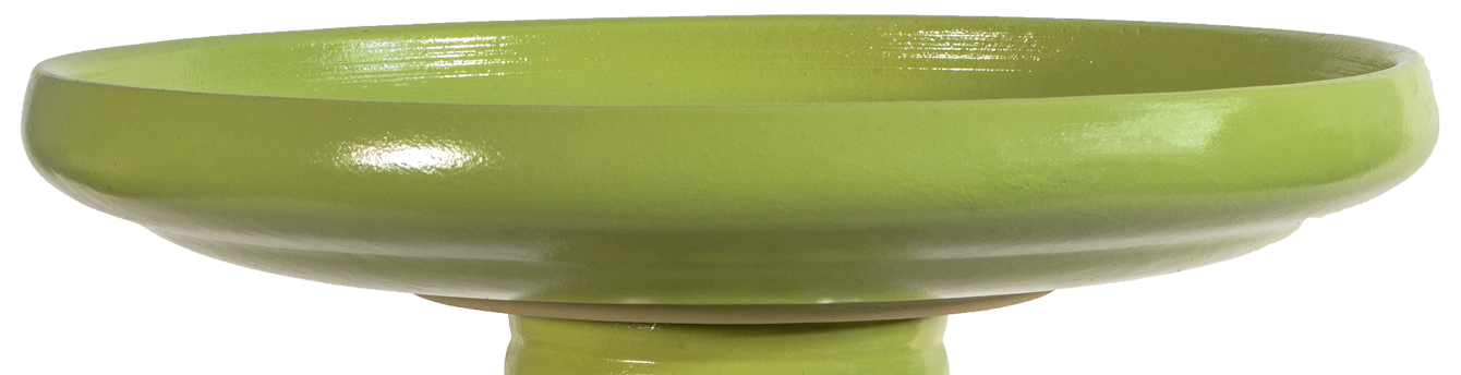 Muskingum Birdbath Top - Lime Green