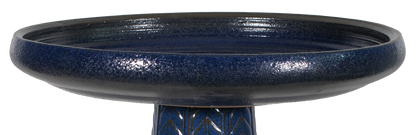 Muskingum Birdbath Top - Blue Surf
