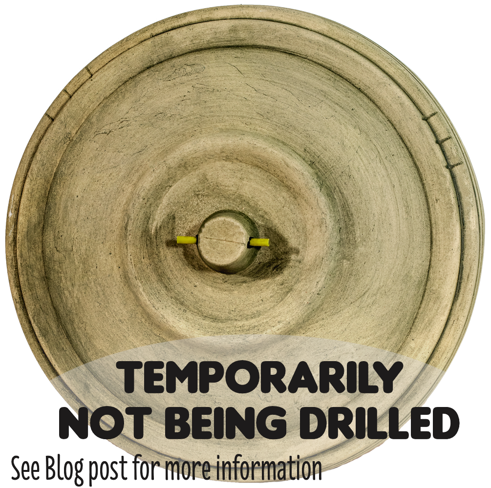 HandAged w/Glazed Interior Top - Earthly Aged Moss (WOS)