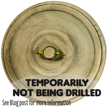 HandAged w/Glazed Interior Top - Earthly Aged Moss (WOS)