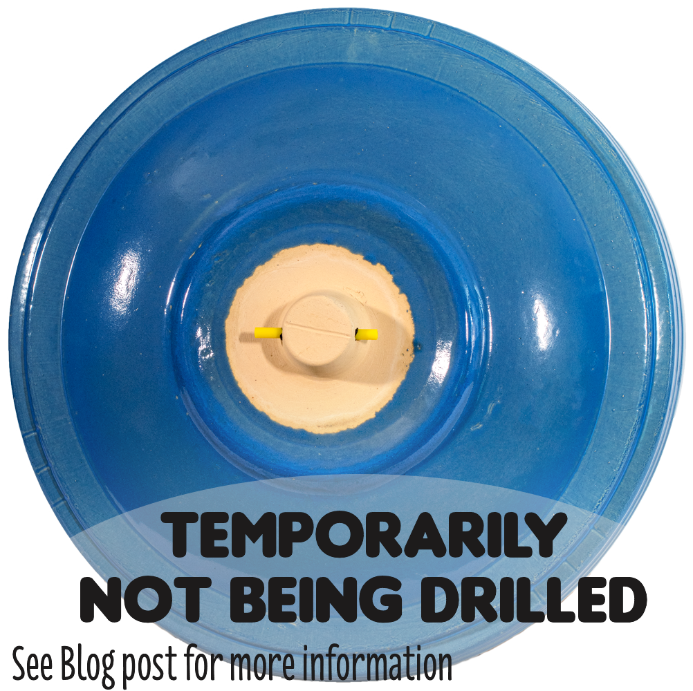 Simple Elegance Birdbath Set - Bellflower Blue