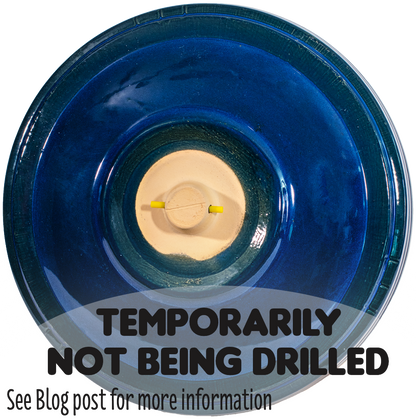 Simple Elegance Birdbath Set - Cobalt Blue