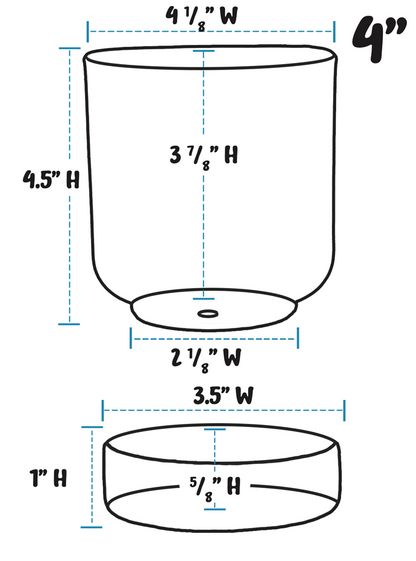 Tavern Planter Cup w/Saucer