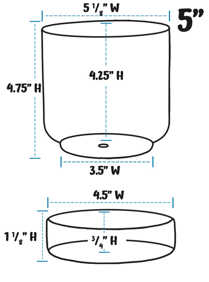 Tavern Planter Cup w/Saucer
