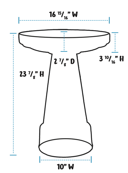 Universal Birdbath Set - Dove White