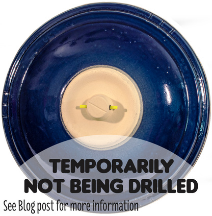 Zanesville Birdbath Set - Cobalt Blue