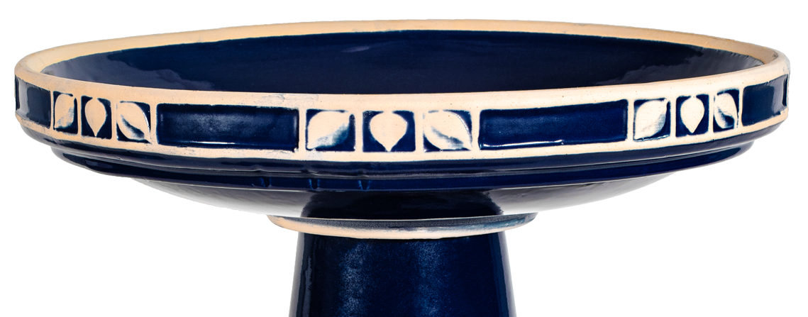 Zanesville Birdbath Set - Heaven Blue