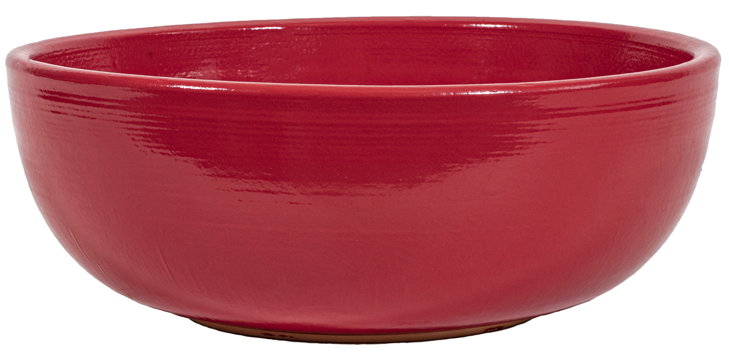 Low Container Raspberry BurleyPottery
