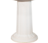 ceramic white birdbath pedestal with column design