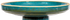large turquoise modern ceramic birdbath top